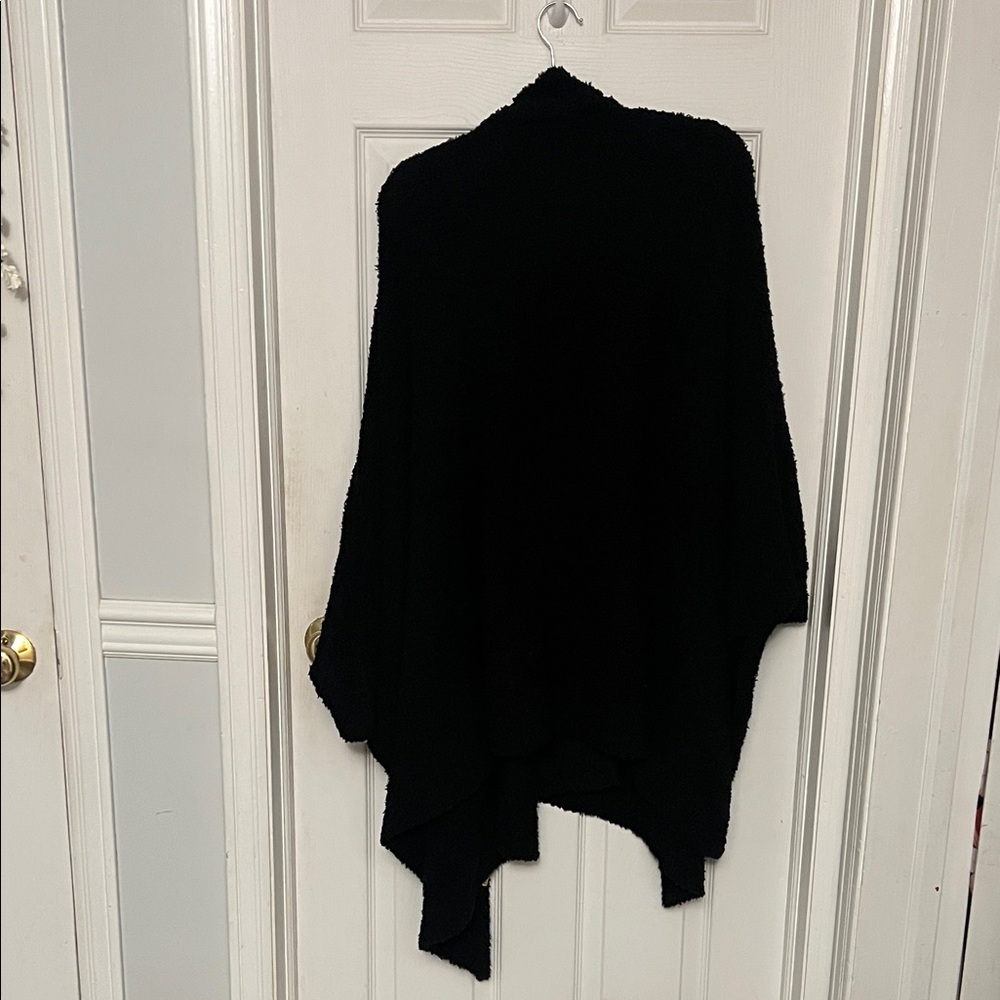 Big Blanket Co Black Fleece Blanket Premiere Plush Wrap - Picture 7 of 10